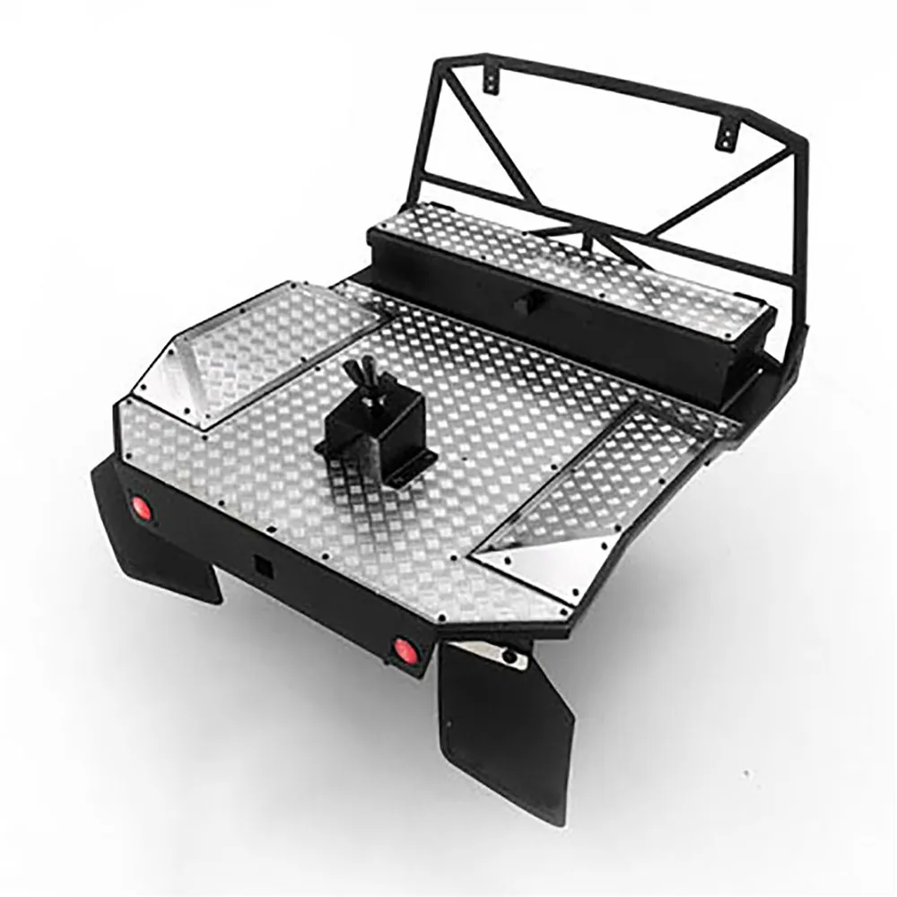 

Metal Car Body Rear Bucket Rear Bed & Fender Mudguard & Back Lamp for 1/10 RC4WD TF2 Mojave RC Car Accessories