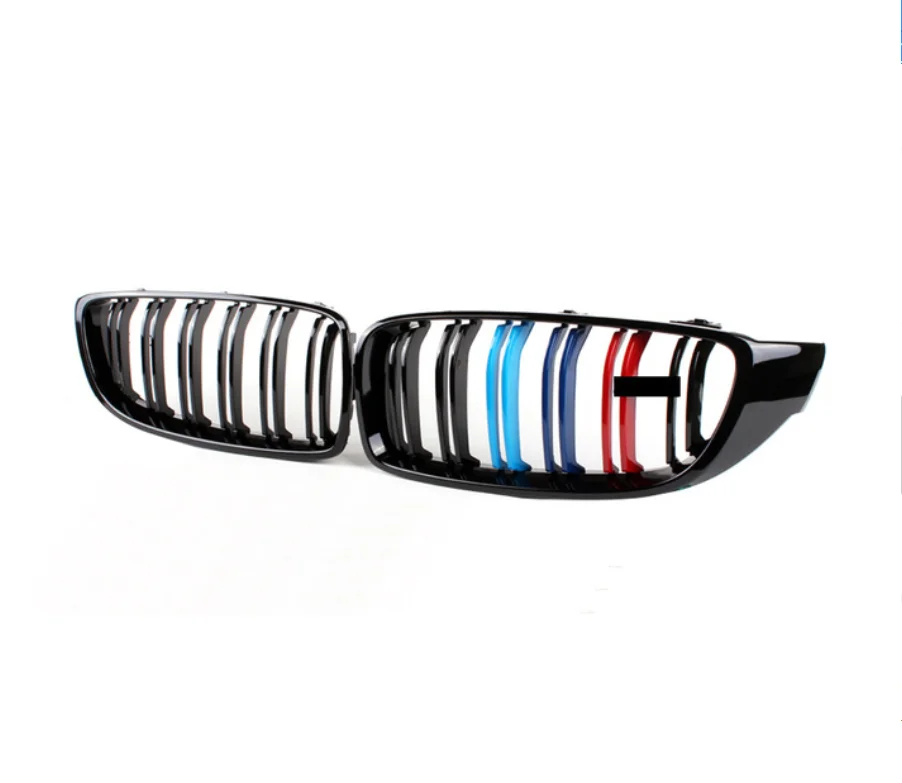 

For BMW 4 Series F32 F33 F36 F80 M3 F82 M4 F83 M4 Front Kidney Grill Glossy Black M Color 2013-2019