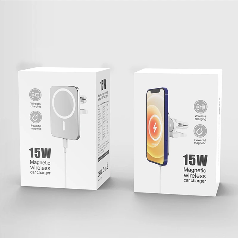 

Magnetic Wireless Charger Car Wireless Chargers for magsafe iphone 12 mini 12 pro max 15W fast charging magnetic charger stand