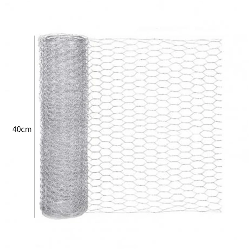 

Protective Galvanized Hexagonal Outdoor Garden Plants Yard Home Decor Frame Chicken Fence Lightweight DIY Wire Netting Sturdy