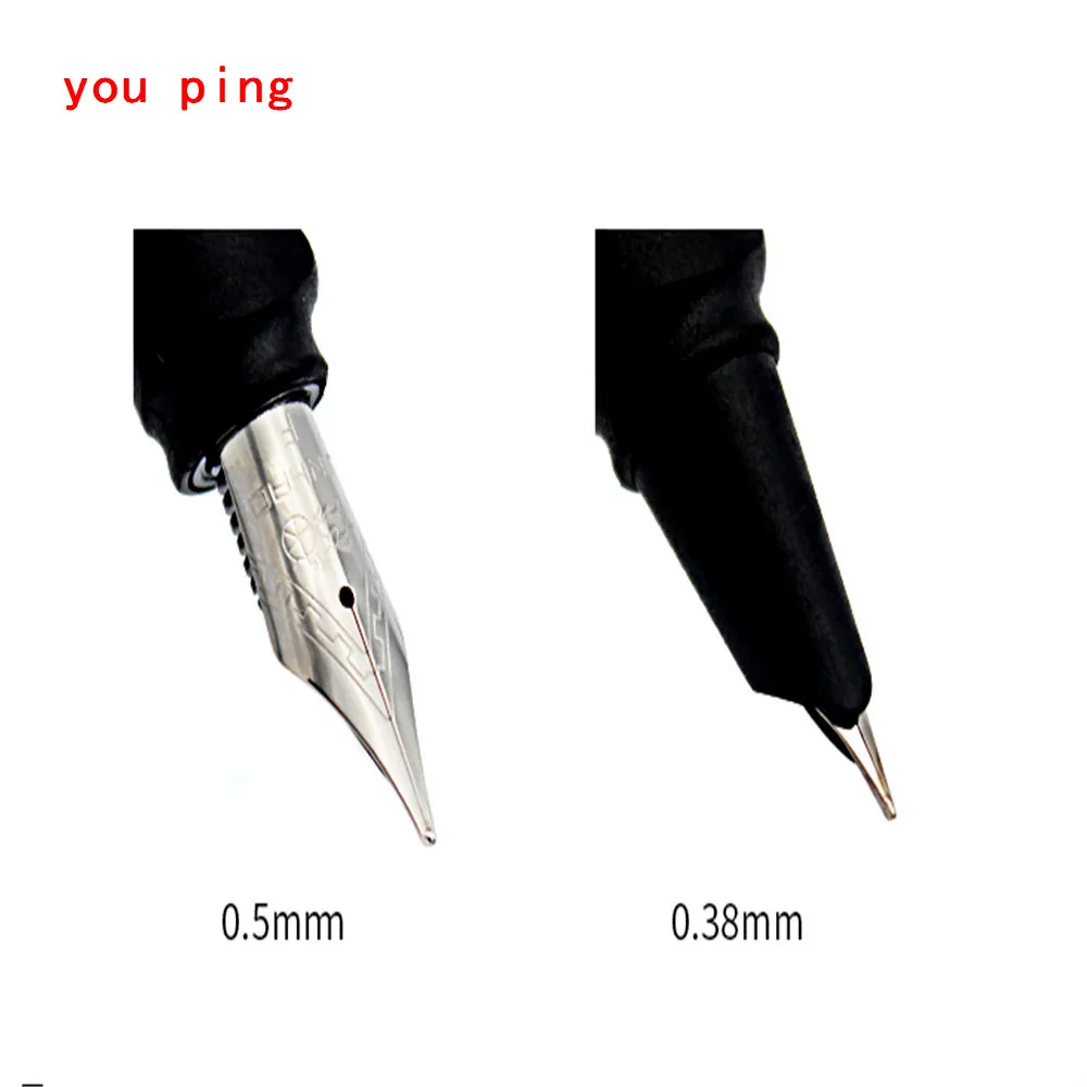 Высококачественная прозрачная белая перьевая ручка Jinhao 992 для студентов школы