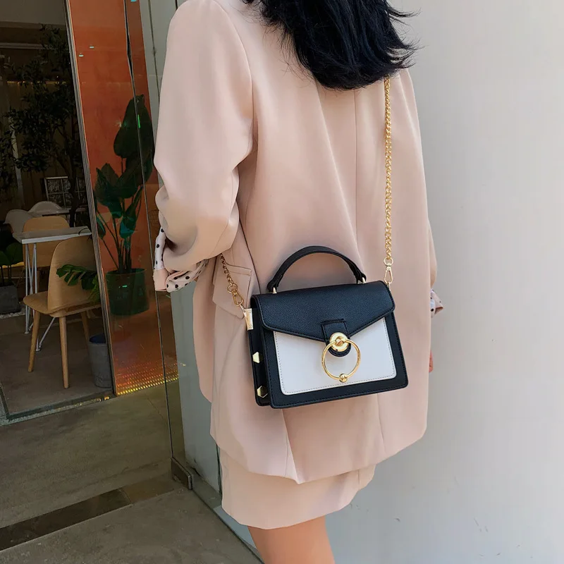 Дизайнерские дамские сумочки через плечо Прошитые мессенджеры на повседневный