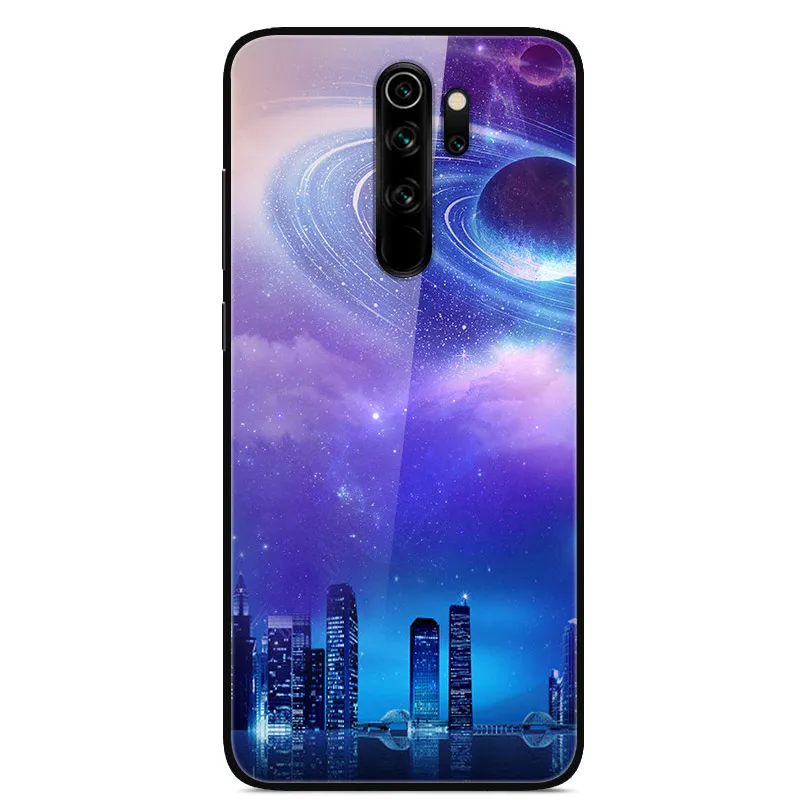 31 Redmi Note 8 Pro Чехол 6,53 ''стекло твердая задняя крышка для Xiaomi Redmi Note 8 Pro чехлы для телефонов силикон бампер Fundas Redmi Note8 8T - Цвет: 31