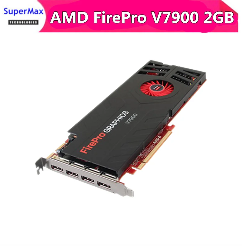 Оригинальная Видеокарта Sapphire AMD FirePro V7900 2 ГБ GDDR5 профессиональная видеокарта с