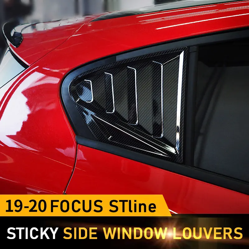 Боковые Накладки на окно для Ford Focus ST-LINE Hatchback 2019 2020 стильные автомобильные
