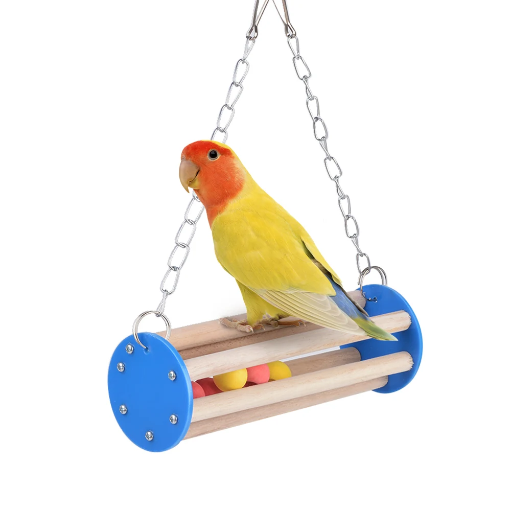 Жевательные игрушки для питомцев попугаев подставка игрушка подъема птица