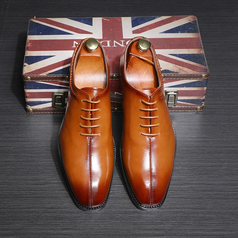 

Large size leather shoes formal business casual leather shoes men's leather shoes