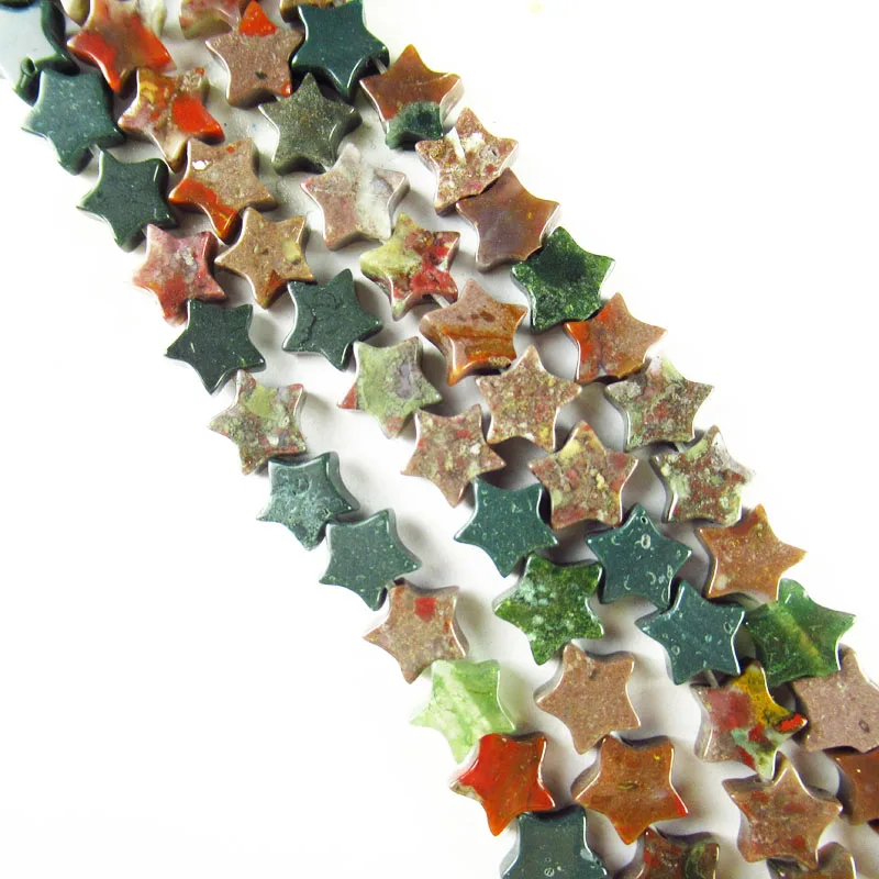 (1 нить/Лот) оптовая продажа 1 нить резной натуральный индийский агат звезда