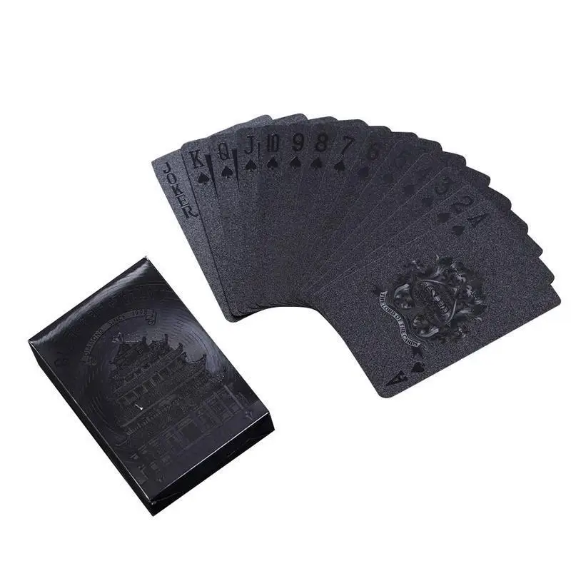 Водонепроницаемая и влагостойкая пластиковая пленка K8356 для покера черного