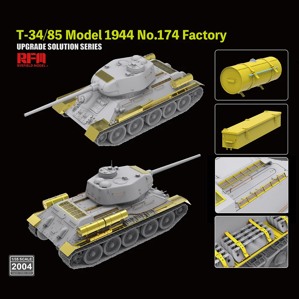 [Модель Rye Field] модель Ryefield RFM RM 5040 1/35 T34/85 Mod1944 No.174 фабрика|Наборы для сборки моделей|