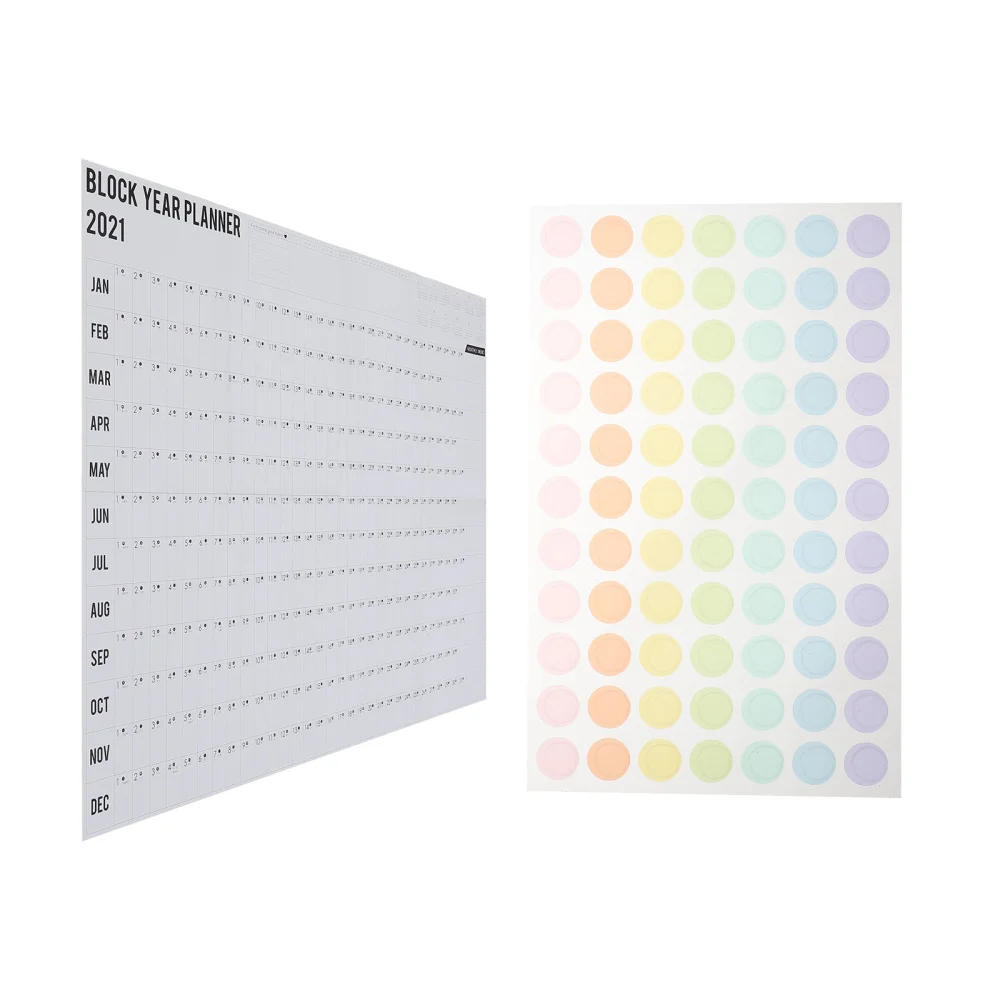 

1PC Planning Memo Calendar 2021 Daily Schedule Calendar for Home Office