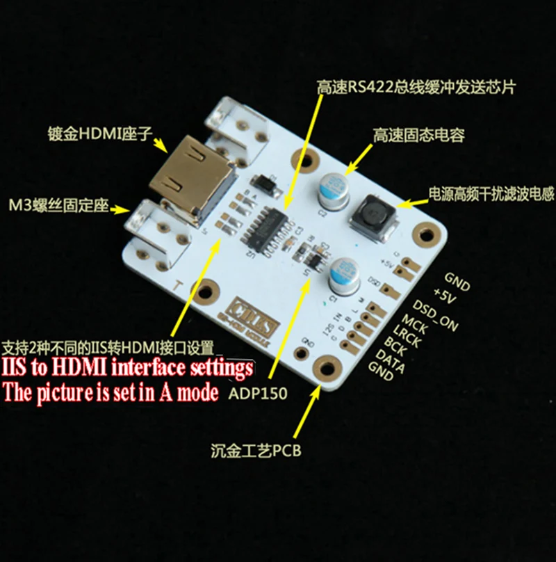 Плата преобразования I2S IIS в HDMI поддержка DSD PCM HIFI Audio DIY | Электроника