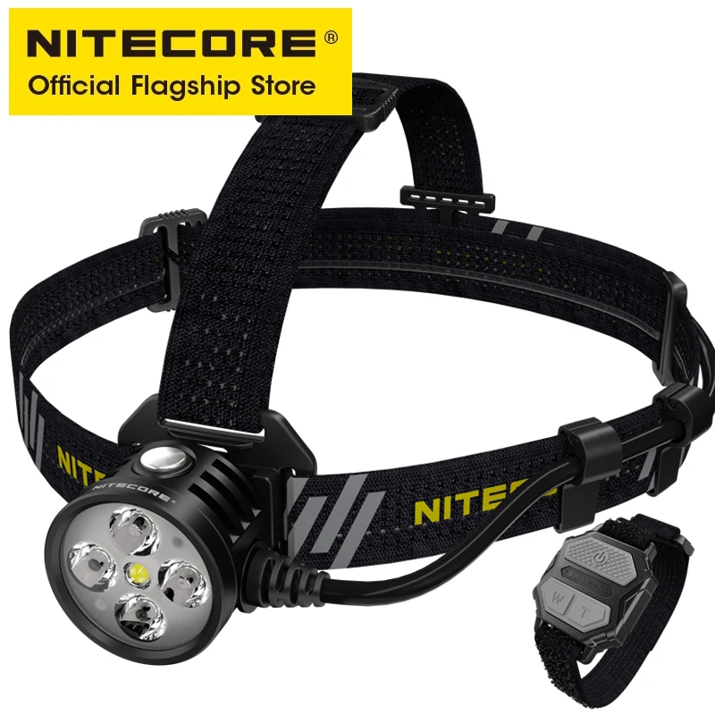 Светодиодный налобный фонарь NITECORE HU60 с электронным фокусом и беспроводным