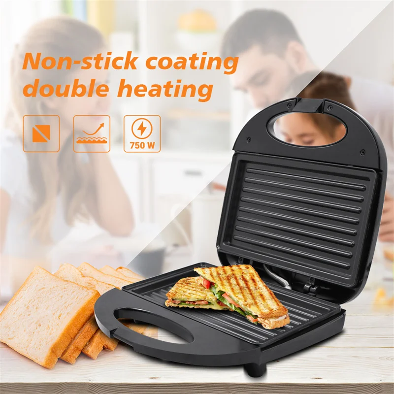 Sandwich Maker Electric Detachable Plates Multi-function Breakfast Machine Household Cooks Waffle Takoyaki Pressure Toaster MB01