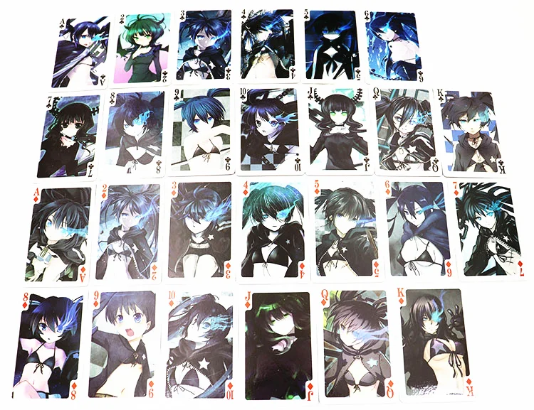 Аниме BRS Black Rock shooter игрушки покерная игра коллекционная карточка куклы персонаж