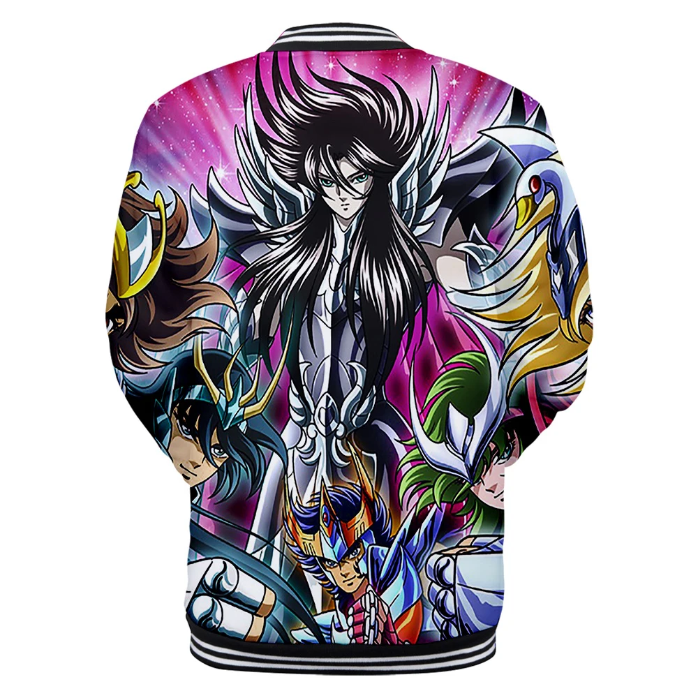 Толстовка с капюшоном и 3D-принтом Saint Seiya куртка унисекс для косплея бейсбольная