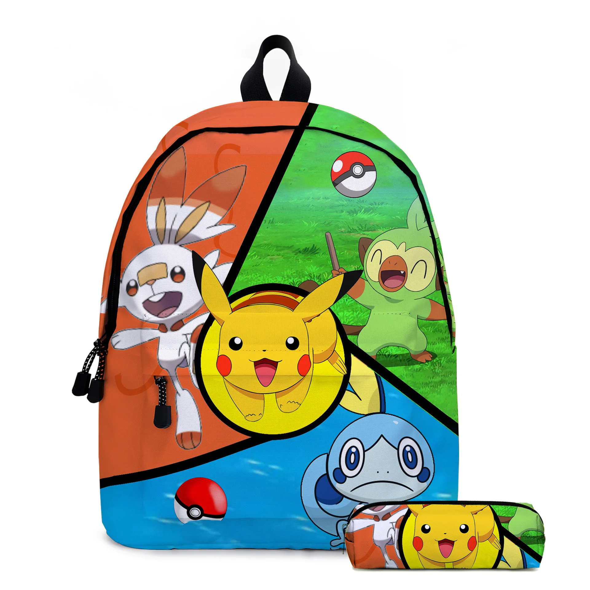 Новинка 2021 школьный рюкзак с покемоном сумка для хранения милый пенал Пикачу