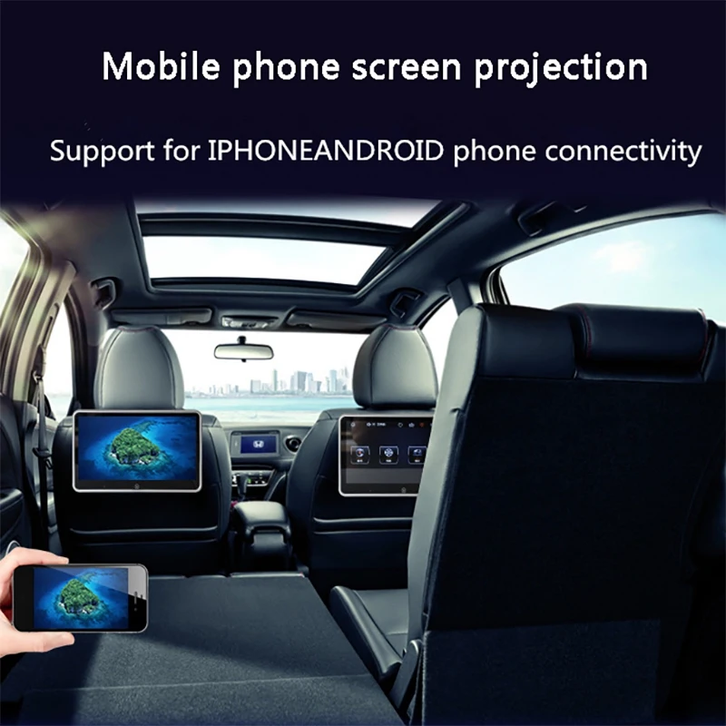 

10.1 inch Ultra-Thin Car Headrest Monitor MP5 Player Mirror Link 1080P Video Screen with USB/SD Multimedia Player