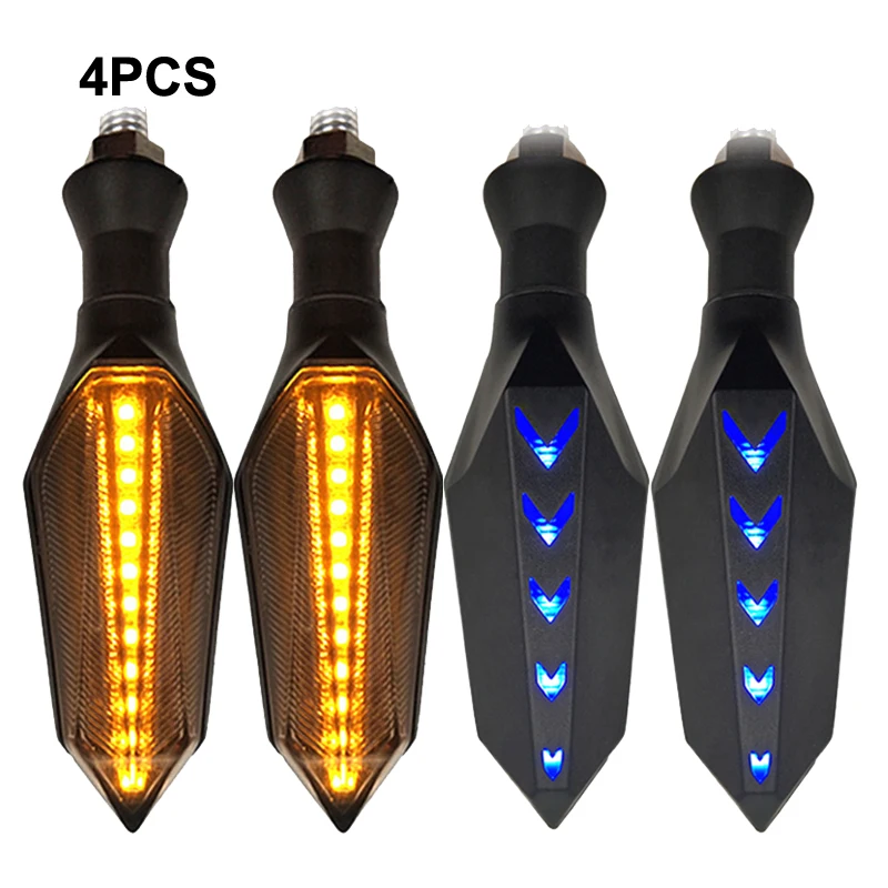 

17 светодиодных указателей поворота для мотоцикла, 2835SMD, мигалка, встроенное реле, мигалка для мотоцикла, указатели поворота, гибкий светильник