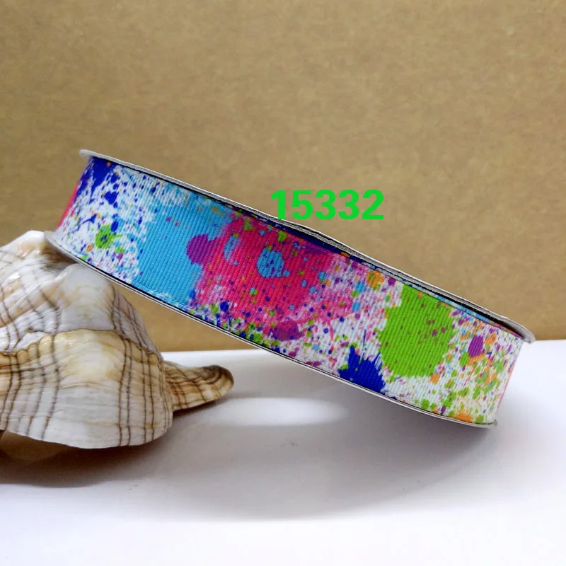 Бесплатная доставка 50 ярдов мультяшная печатная корсажная лента 15332 | Дом и сад