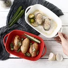 Креативное керамическое Термостойкое блюдо для выпечки из клейкого риса тарелка для торта блюда и тарелки наборы столовых приборов из костяного фарфора столовые сервизы