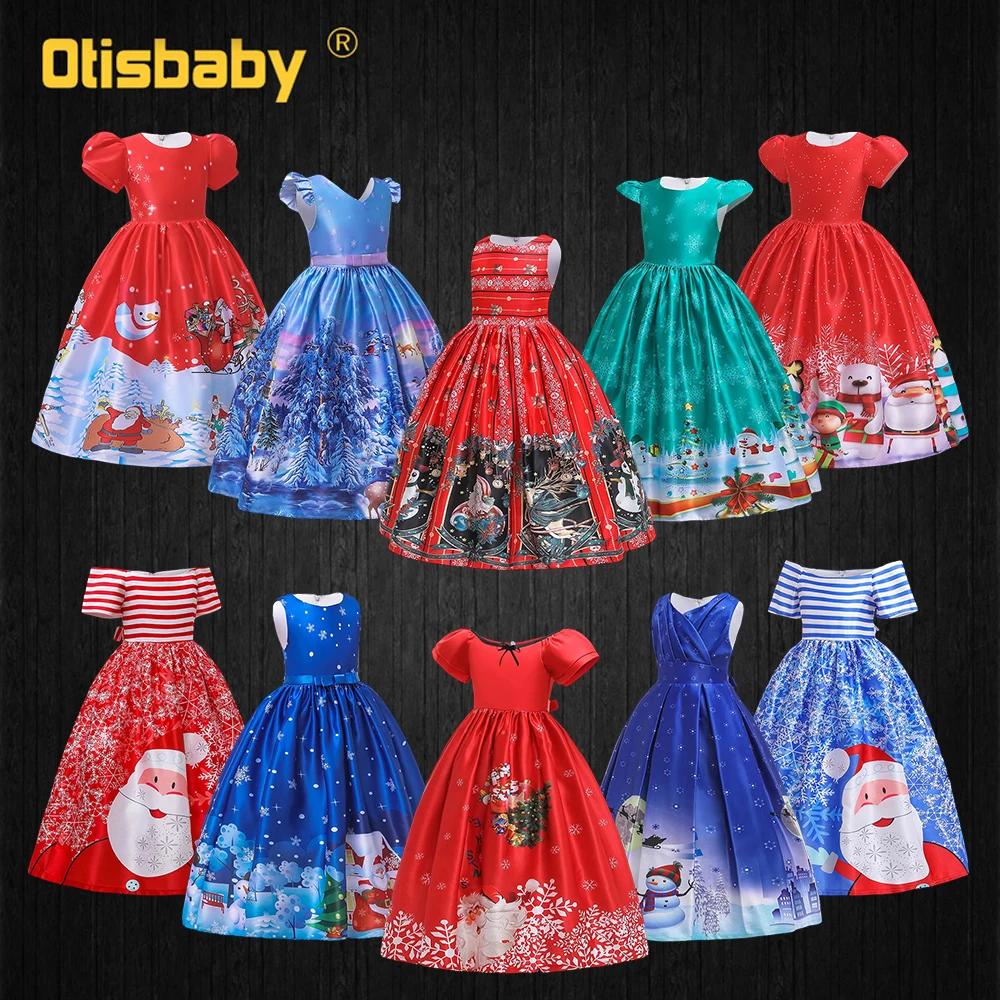 Рождественское платье для девочек-подростков Элегантное свадебное до пола с