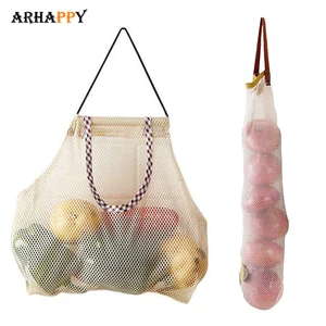Кухонные подвесные длинные мешки для хранения картофеля, лука, сетчатые сумки, сумки-тоуты