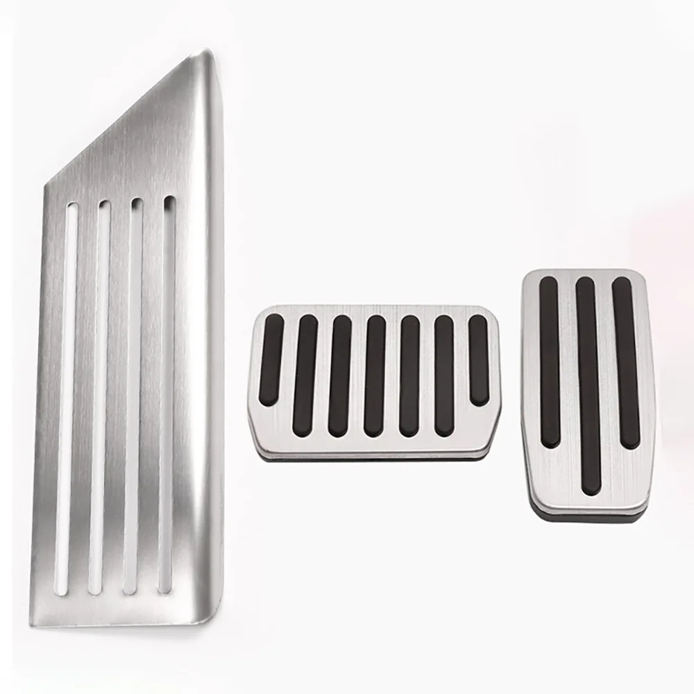 

Car Foot Pedal Pads Covers for Tesla Model 3/Y/S Non Slip Performance Foot Pedal Pads Auto Aluminum Pedal Covers Accessories
