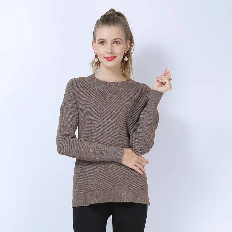 

AISTELIK 2020 autumn/winter Korean version of the new sweater solid color long-sleeved bottoming shirt pullover Slim women