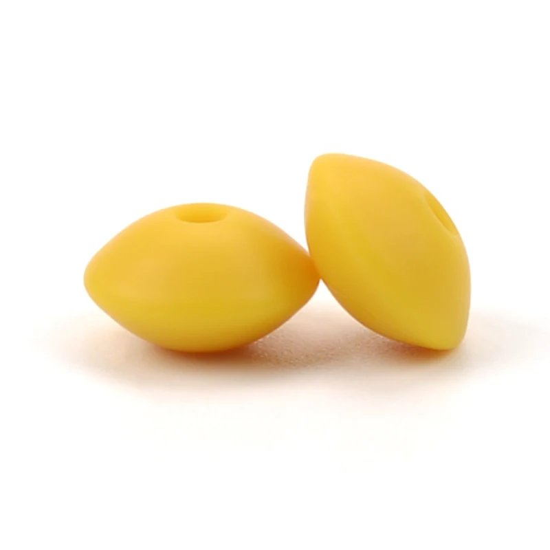 mustard 50 шт./лот, 12 мм, силиконовые чечевицы, силиконовые бусины, BPA бесплатно, сделай сам, подвески для новорожденных, аксессуары для кормления, Прорезывание Зубов, ожерелье, игрушка для прорезывания зубов - Цвет: mustard