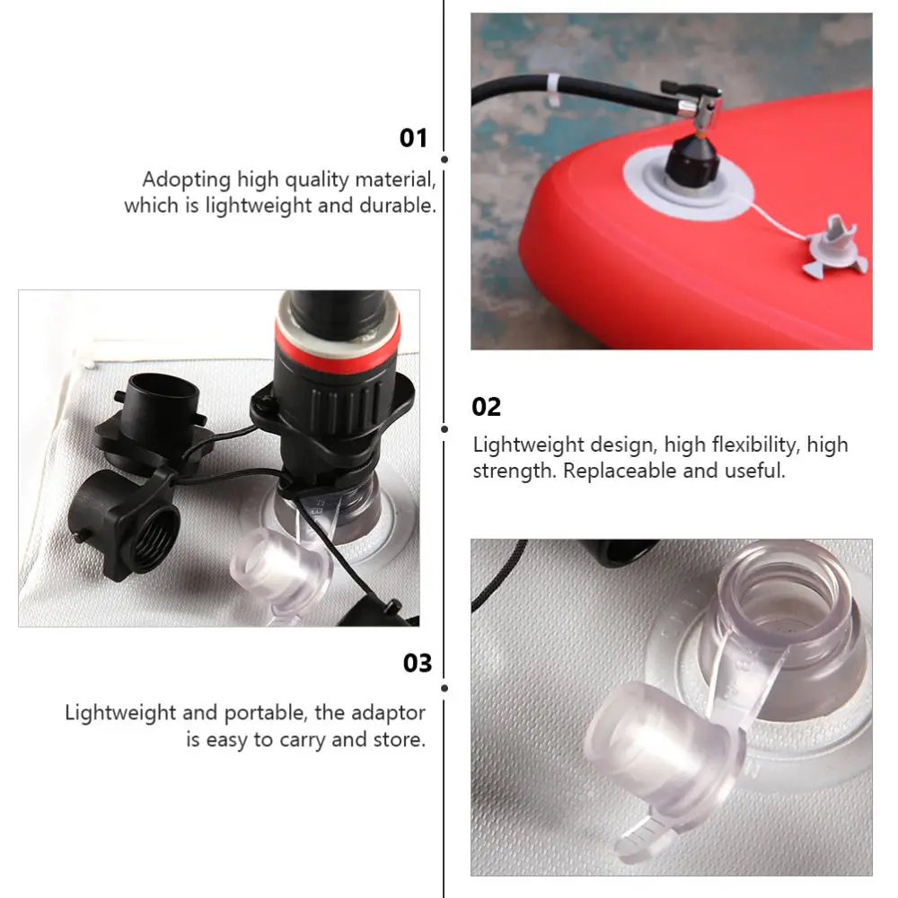 

2 Pcs Boat Air Adapter Conventional Spoke Plate Attachment Adaptor