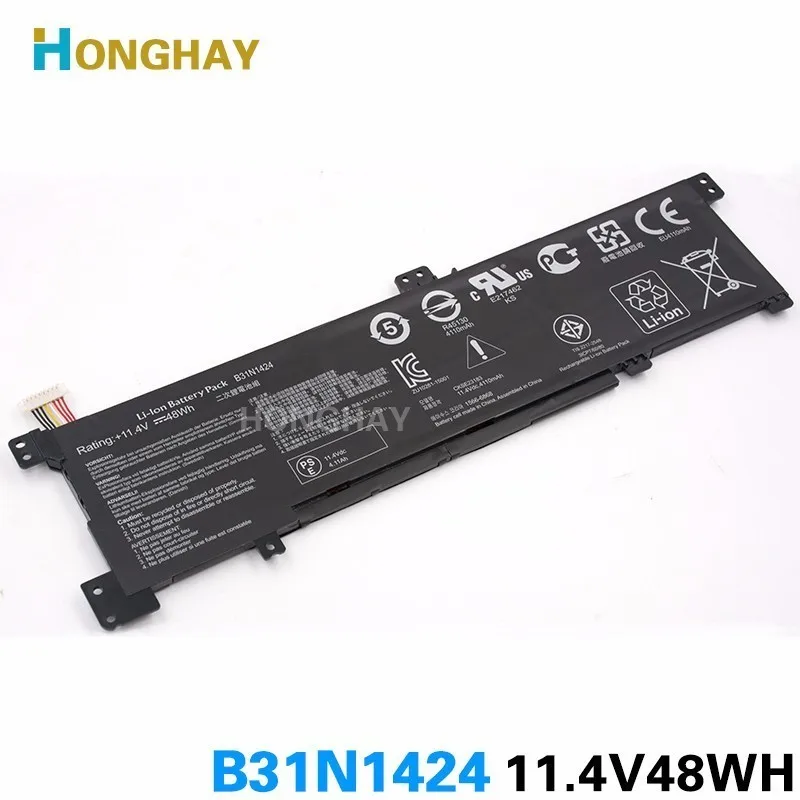 HONGHAY 11 1 В 48Wh оригинальный B31N1424 ноутбука Батарея для Asus A400U A401L K401L B5010 500 200 K401LB5010