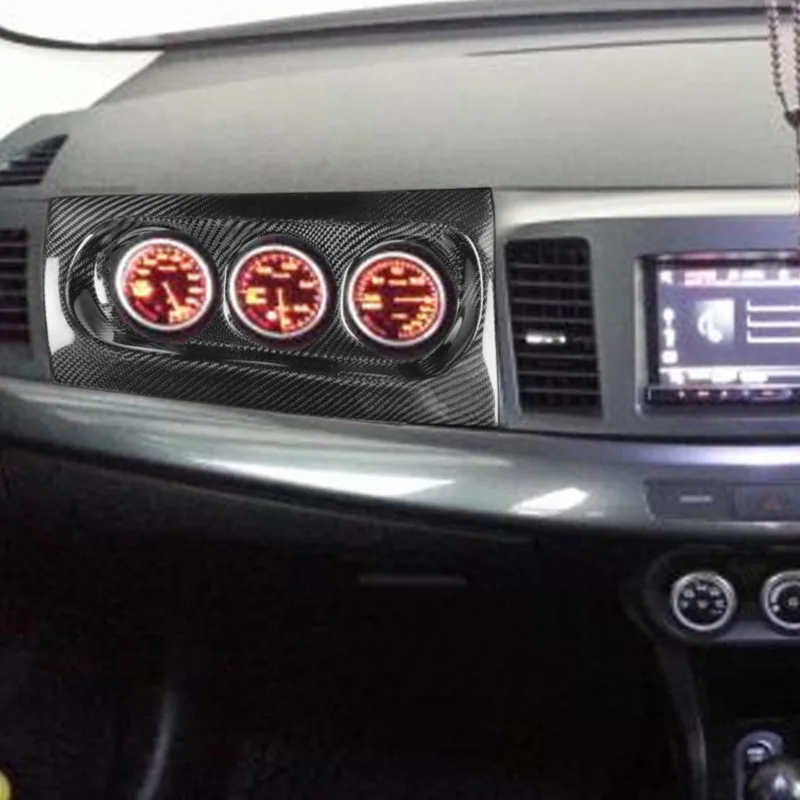 

Fit For Mitsubishi Lancer EVO 10th generation real carbon fiber air conditioning panel dashboard panel modification decoration