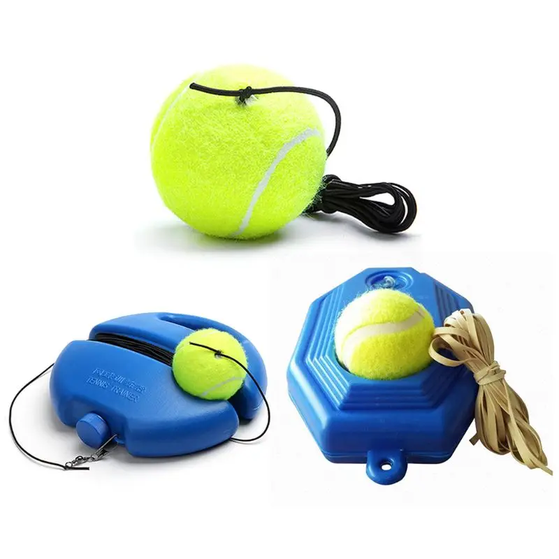 

Tennis Ball Base Training Set with Rope Self-Study Tennis Rebound Ball Device D7YD