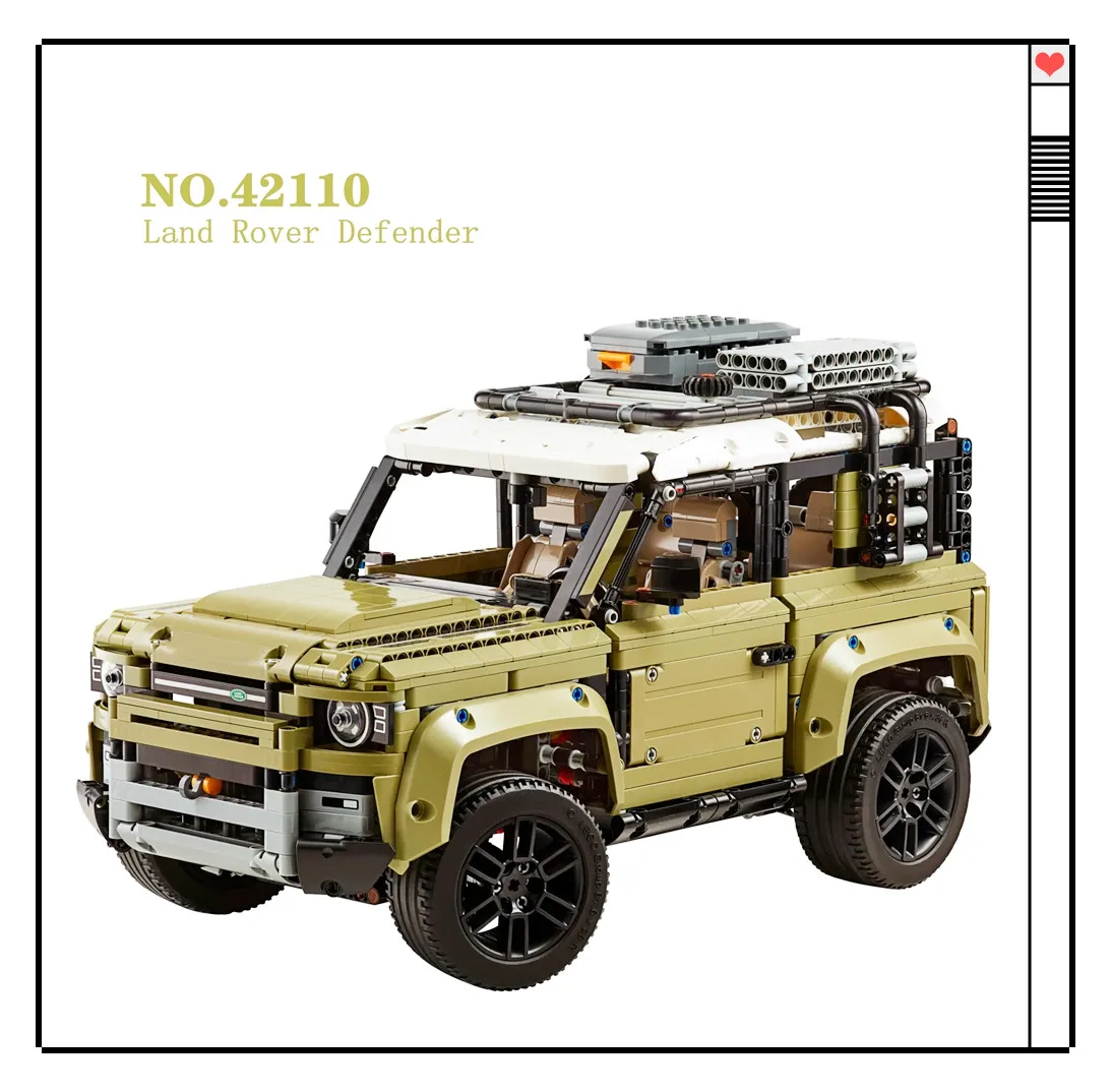

Technic Building Blocks Collectible Brick Car Land SUV Rover Defender 93018 2578PCS Model Educational Toys for Birthday Gifts