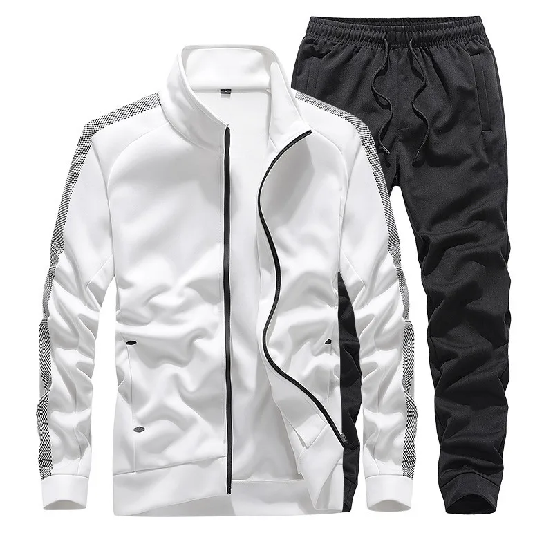 

Men'S Sportswear Sets Casual Tracksuit Male Autumn Suits 2 Piece Sweatshirt+Pants Sports Suit Husband Clothing Plus Size 7XL