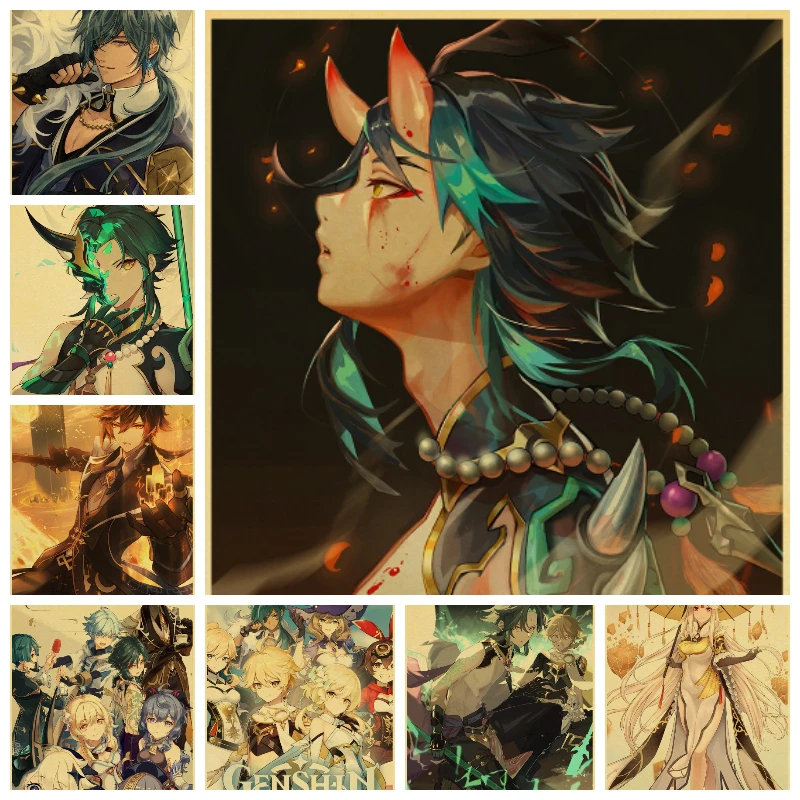 

Canvas Painting Wall Art Classic Japanese Anime Adventure Game Room Posters and Prints Room Decor Pictures for Home Decoration