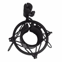 universal 3kg bearable load mic microphone shock mount clip holder stand radio studio sound recording bracket black professional