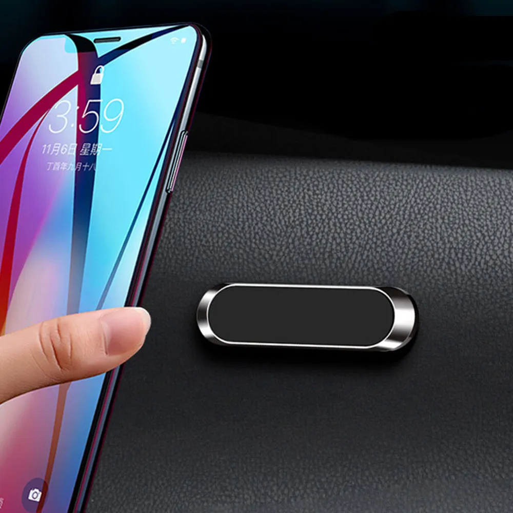 Магнитный держатель для телефона iPhone 11 универсальный автомобильный приборной