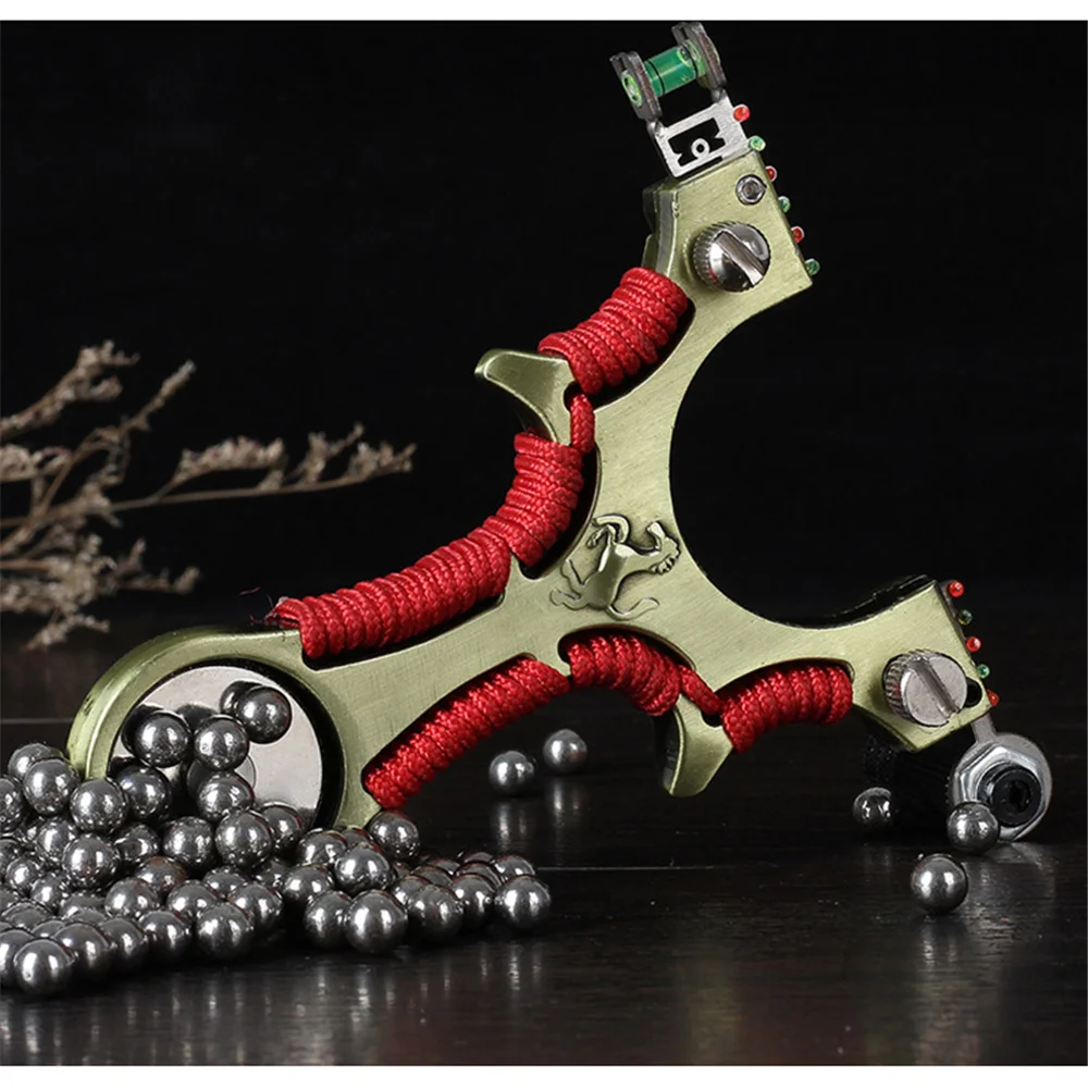 Рогатка Лазерная высокоточная с ИК-излучением + плоская резиновая лента и