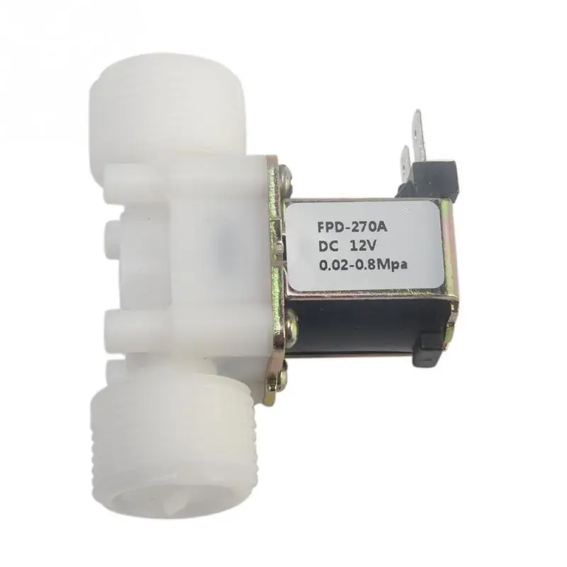 3/" DC 12V PP N/C Электрический Соленоидный клапан контроль воды устройство переключения Высокое качество#0829