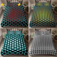 zeimon modern 3d bedding sets geometric duvet cover pillowcase 23pcs twin queen king size bed clothes for home textiles