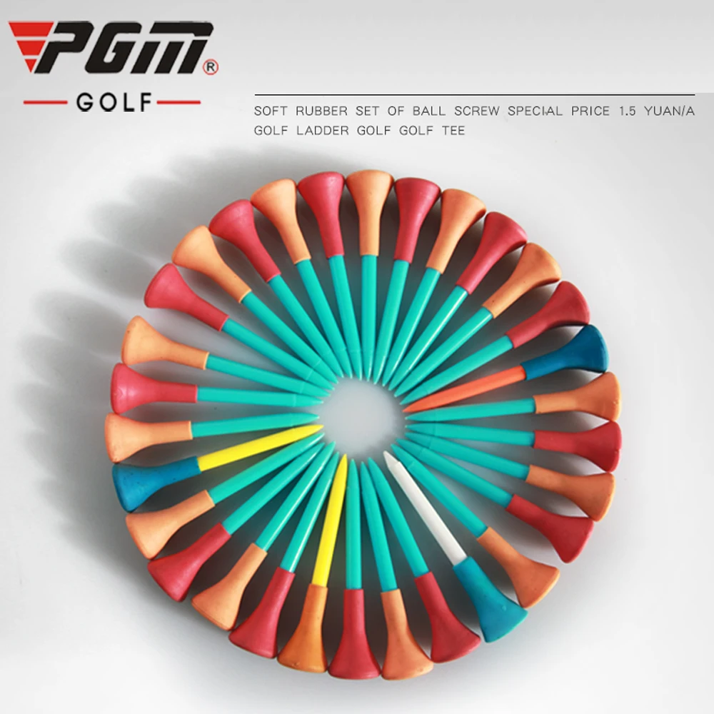 40 шт. тенниска для гольфа мягкая резиновая втулка шариковый винт набор ногтей топ