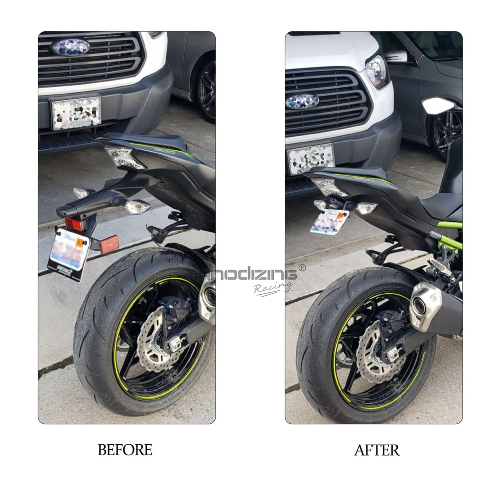 

Motorcycle Fender License Holder Eliminator License Plate Frame Bracket For KAWASAKI Z900 Z 900 2017 2018 2019 2020