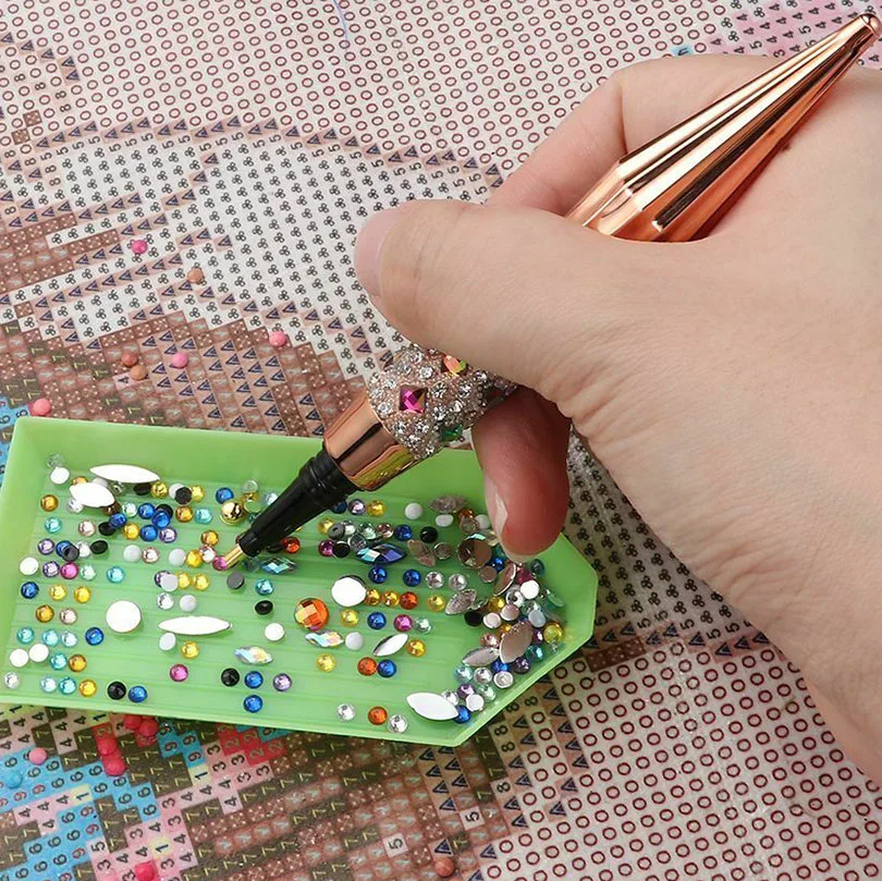 Новинка блестящие алмазные сверлильные ручки 5D алмазная живопись ручка для