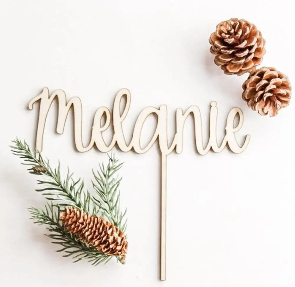 

Personalized Name Cake Topper Custom Happy Birthday Cake Topper Party Decoration Kids Birthday Party Supplies