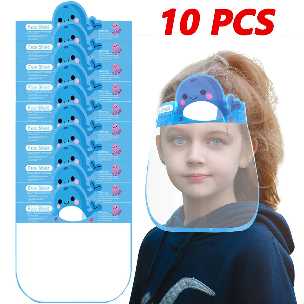 Детская Защитная маска для лица кухонные масляные брызги от дыма защитные маски