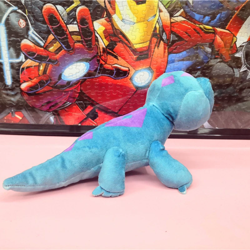 Disney Frozen Cute Fire Salamanders Мягкие плюшевые игрушки милая мягкая синяя ящерица Плюшевые