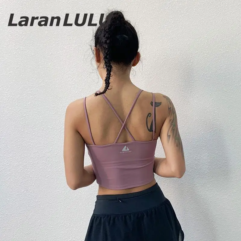 Бюстгальтер Бесшовный укороченный для фитнеса йоги бега | Спорт и развлечения