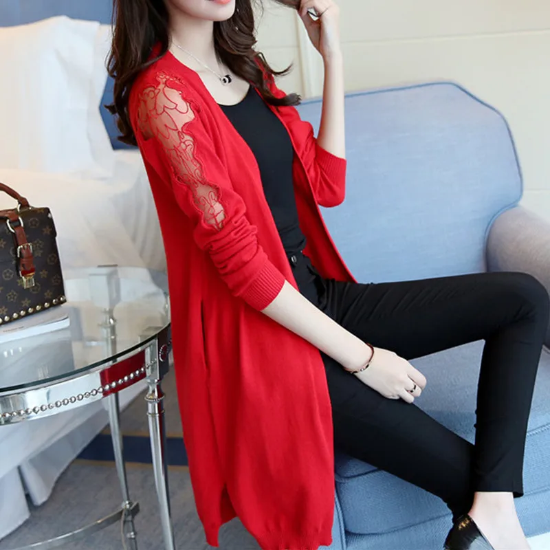 

2020 Специальное предложение хлопковый джемпер женский 4550-женский новый кардиган с вышивкой на плече 45